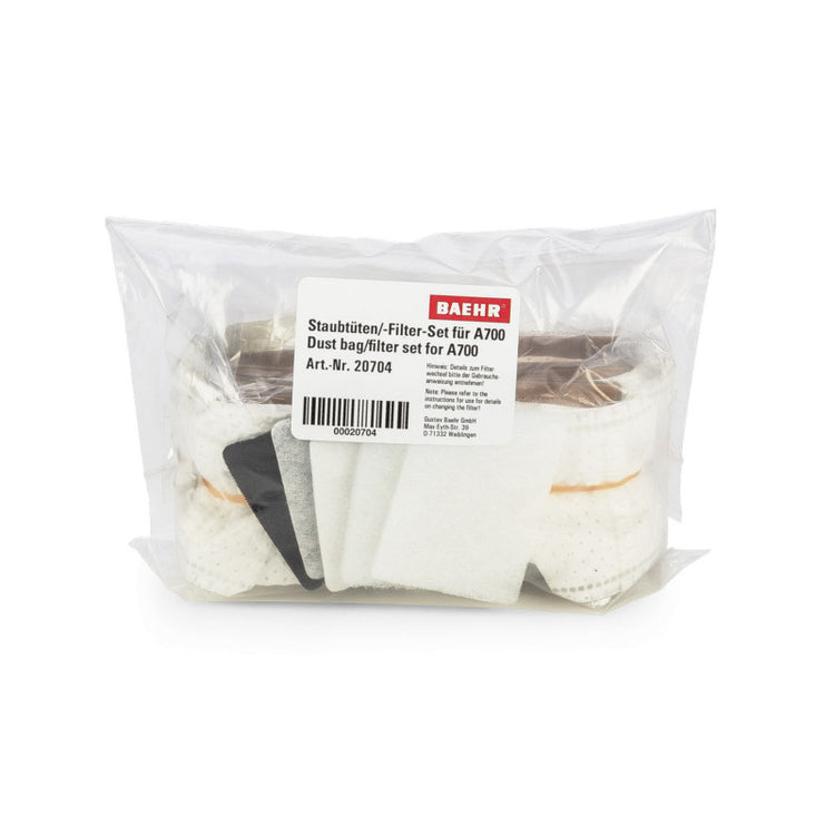 BAEHR Dust Bags/Filter Set for A700