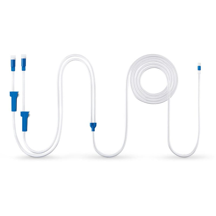 Bifurcated Fluid Transfer Set