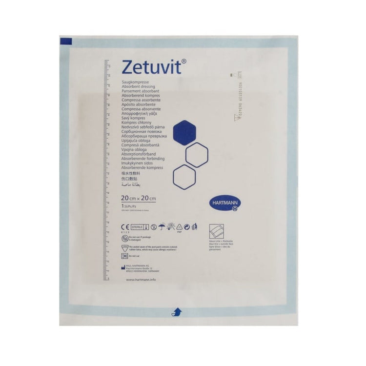 Zetuvit Sterile Absorbent Compresses 10 x 10 cm