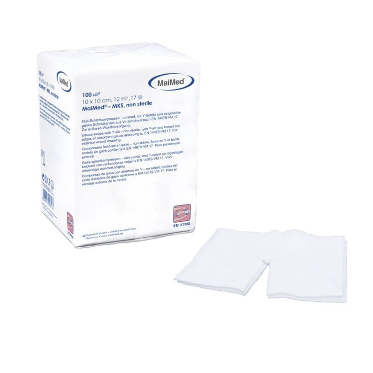 Drainage Compresses, Non-Sterile 8-ply | 5 x 5 cm