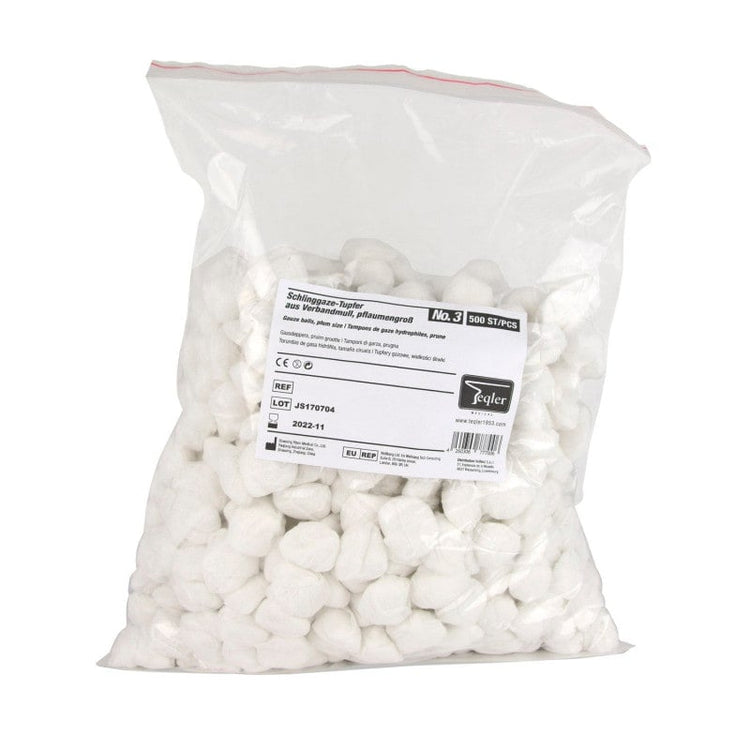 Non-Sterile Gauze Balls hazelnut-size