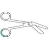 Braun-Stadler Episiotomy Scissors, 14.5 cm