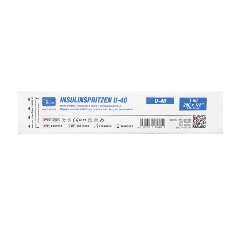 Teqler Insulin Syringes with Cannula