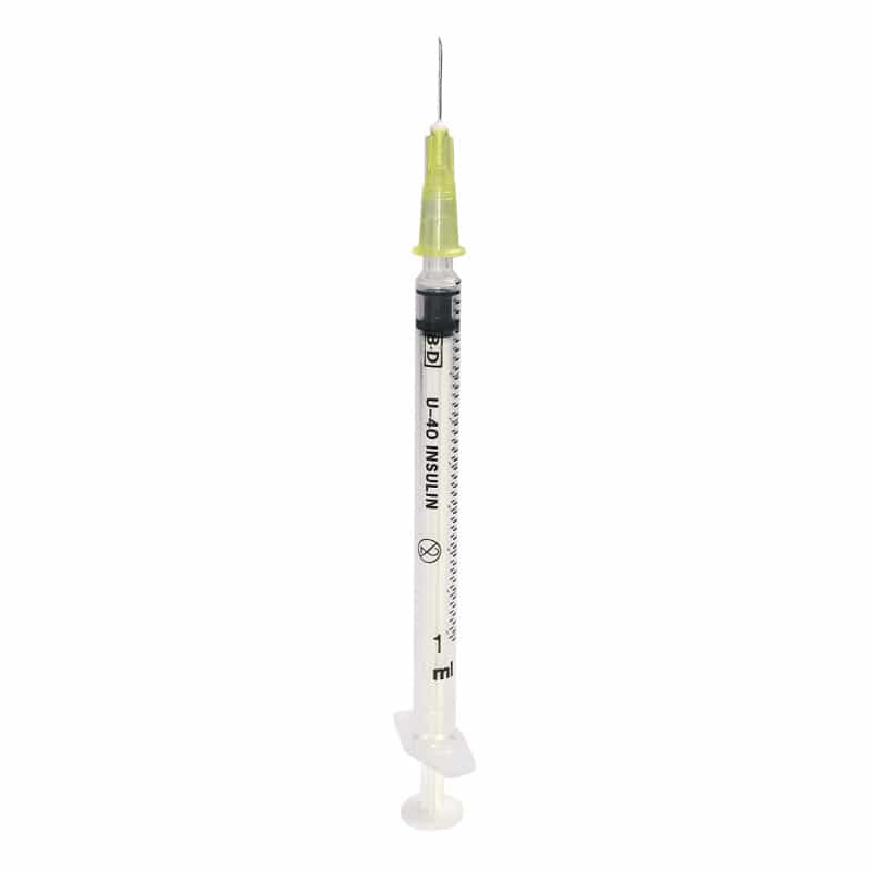 BD Plastikpak Insulin Syringes with Cannula 30G, 0.3 x 13 mm