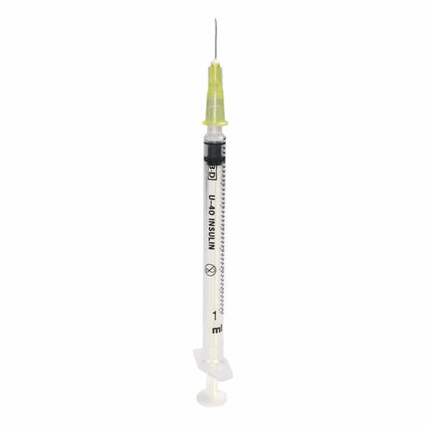 BD Plastikpak Insulin Syringes with Cannula 30G, 0.3 x 13 mm