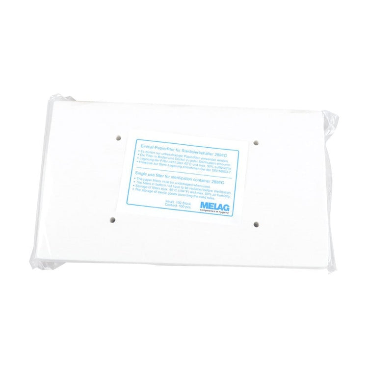 Melag Paper Filters 11.5 x 10.5 cm (for container 15S)