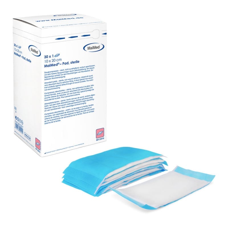 Sterile Absorbent Compresses 10x 10cm
