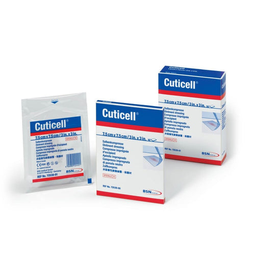 Cuticell® Ointment Dressing 7.5 x 7.5 cm, 10 pieces