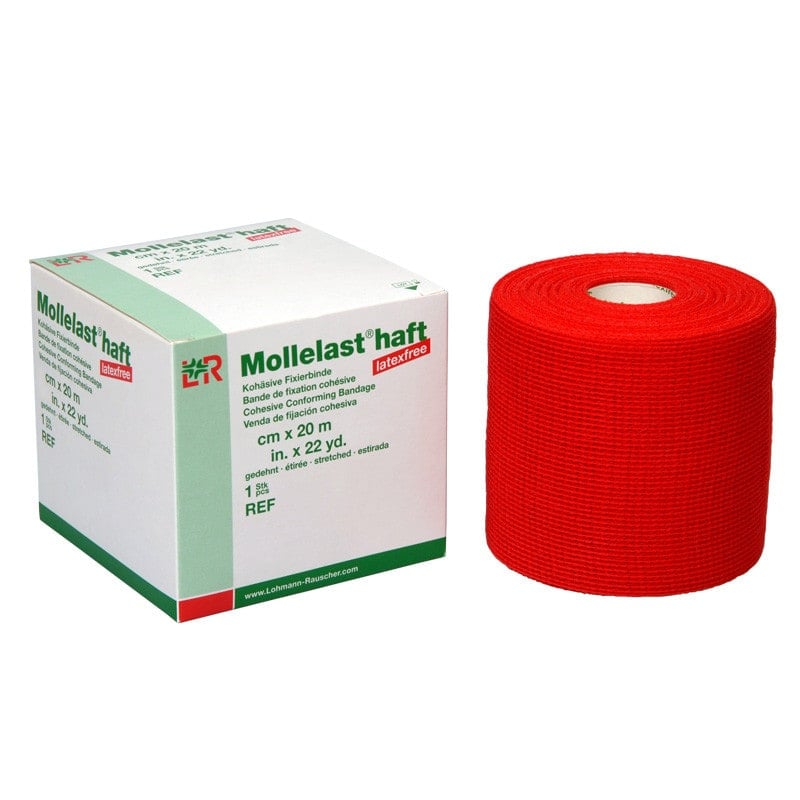 Mollelast haft color, latex-free red | 6 cm